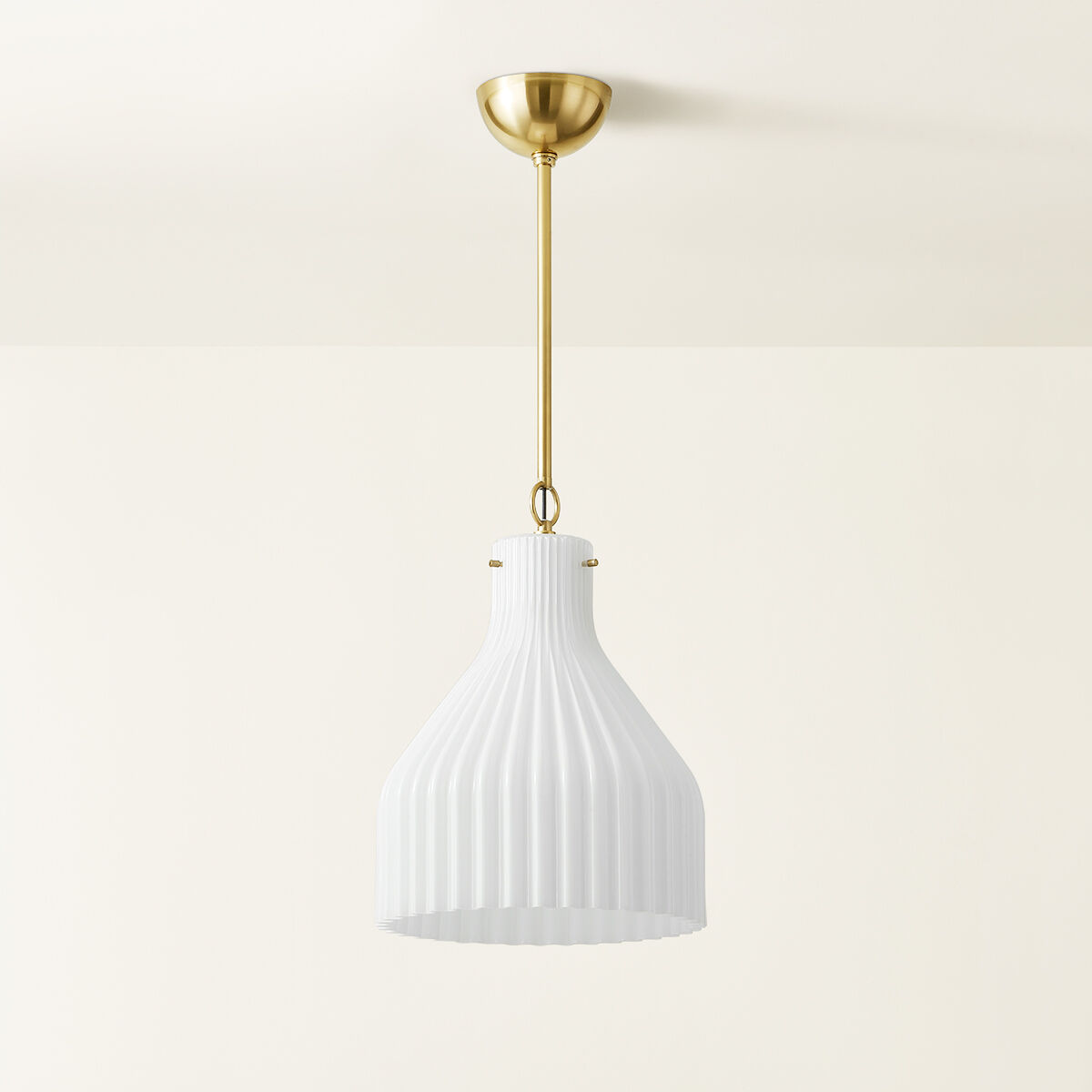 Corinthia 1 Light 14 inch Aged Brass Pendant Ceiling Light