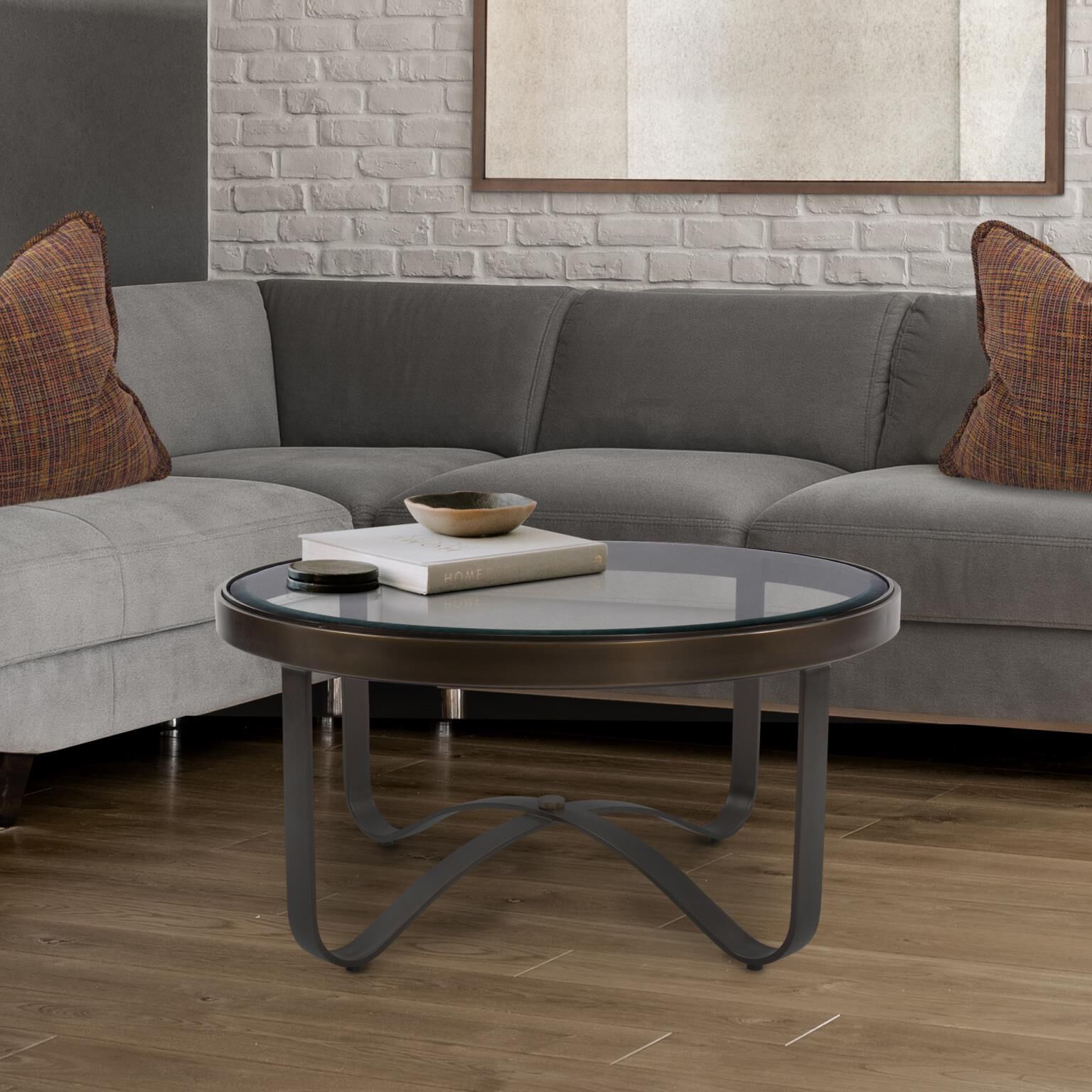 Carter 36 X 18 inch Bronze Coffee Table