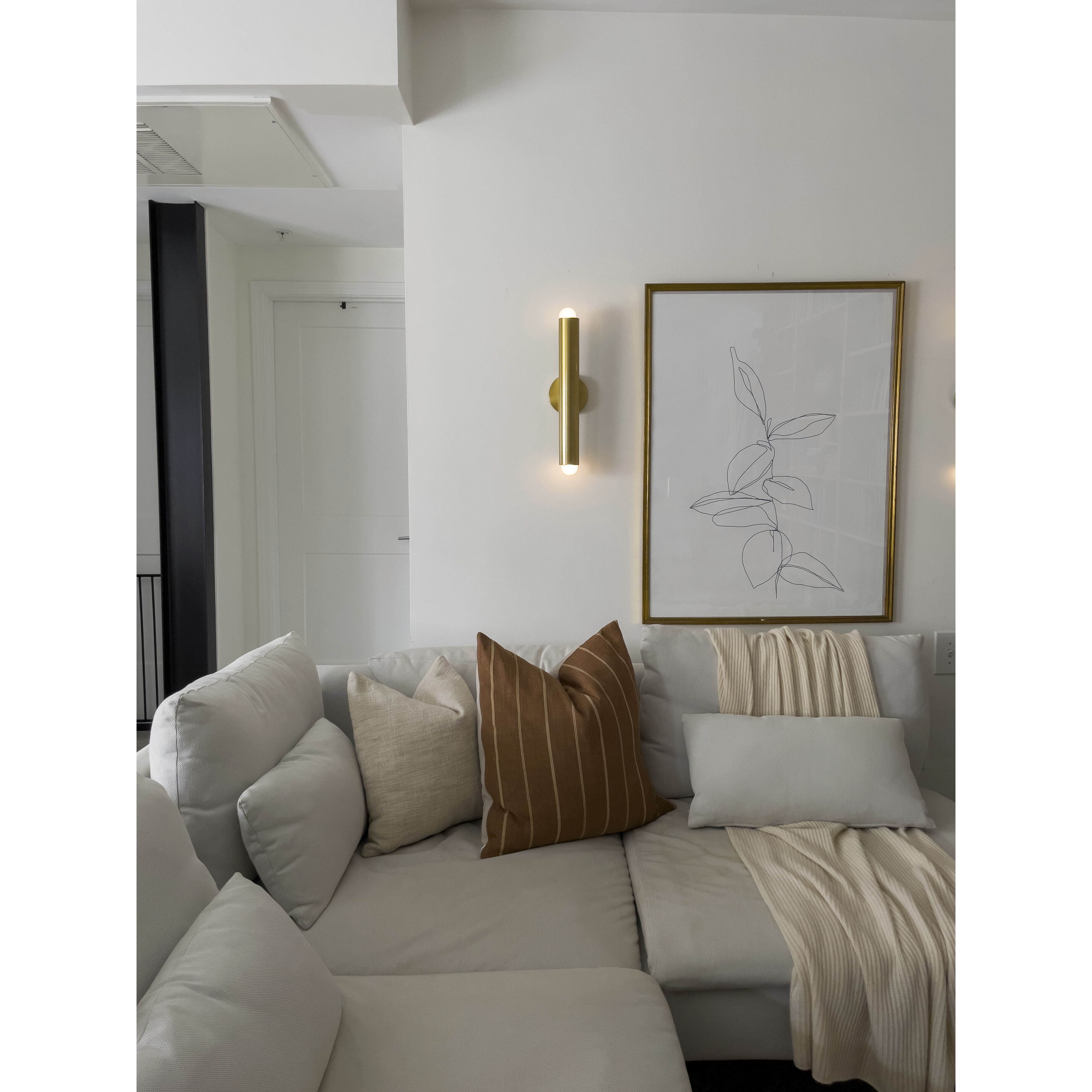 Taylor 2 Light Aged Brass Wall Sconce Wall Light 