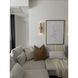 Taylor 2 Light Aged Brass Wall Sconce Wall Light 