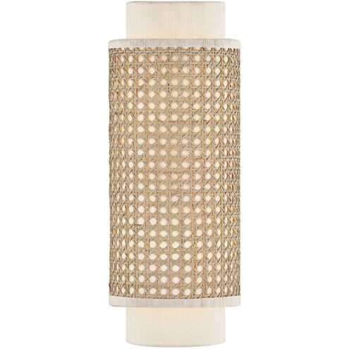 Tina Wall Sconce Wall Light in Aged Brass