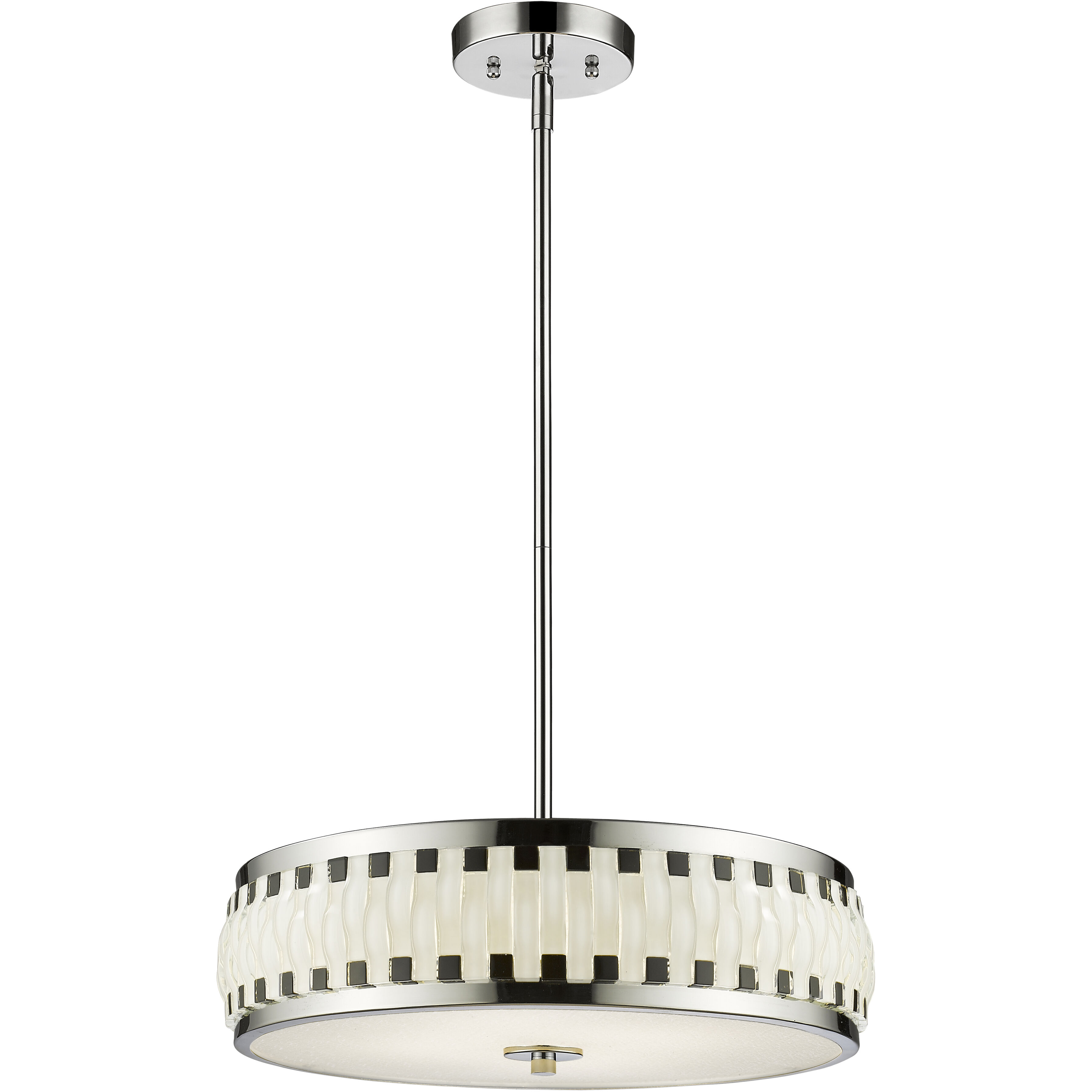 Sevier LED 16 inch Chrome Pendant Ceiling Light