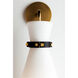 Julia 1 Light 8 inch Aged Brass / Black Wall Sconce Wall Light in Aged Brass and Black