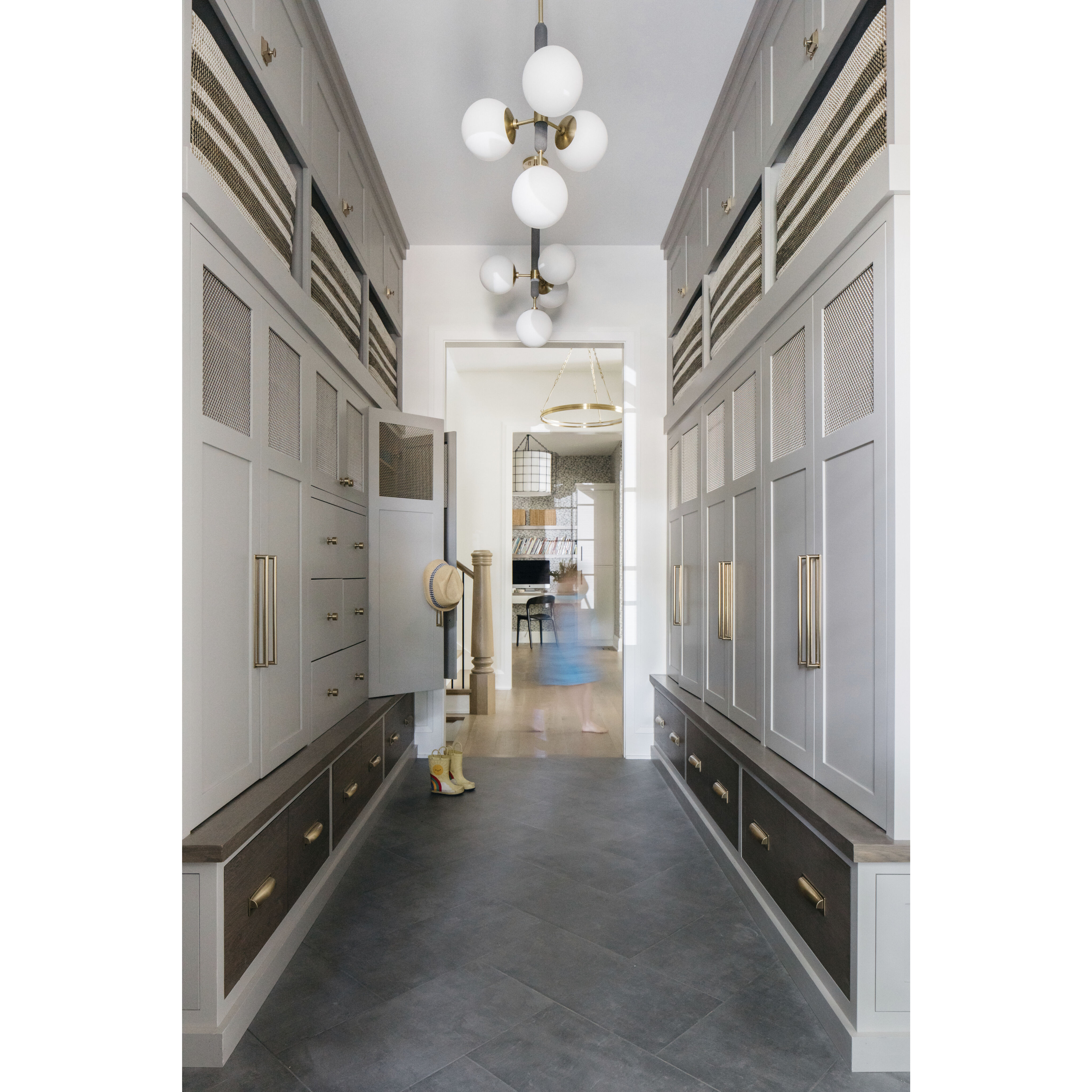 Brielle 4 Light 21 inch Aged Brass Pendant Ceiling Light