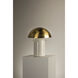 Gaia 16.5 inch 60 watt Aged Brass Table Lamp Portable Light