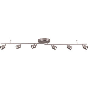 Core 1 Light 120V Satin Nickel Fixed Rail Ceiling Light