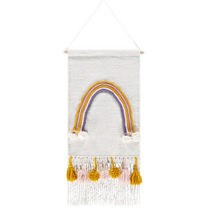 Lucky Pale Pink Wall Hanging, Rectangle