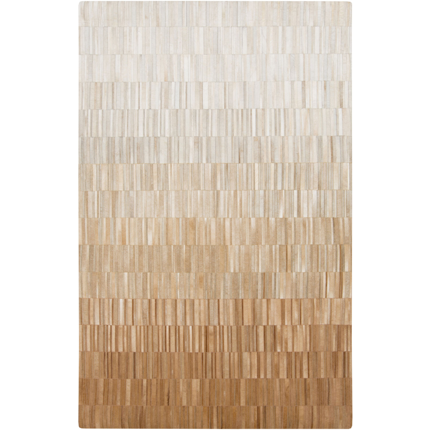 Outback 36 X 24 inch Brown / Light Gray / Light Sage Handmade Rug