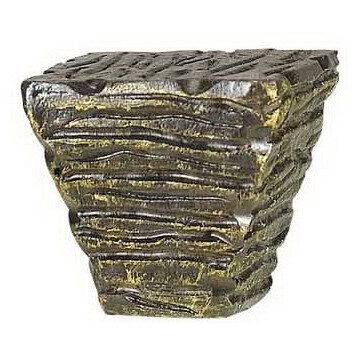 Square Raw Gold Finial