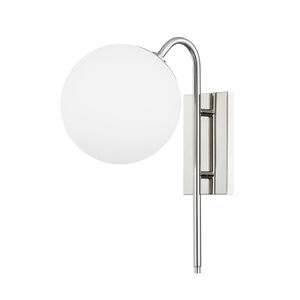 Ingrid 1 Light 8 inch Polished Nickel Wall Sconce Wall Light