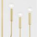 Bailey 6 Light 24 inch Aged Brass Chandelier Ceiling Light