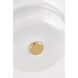 Hazel 2 Light 11 inch Aged Brass Flush Mount Ceiling Light