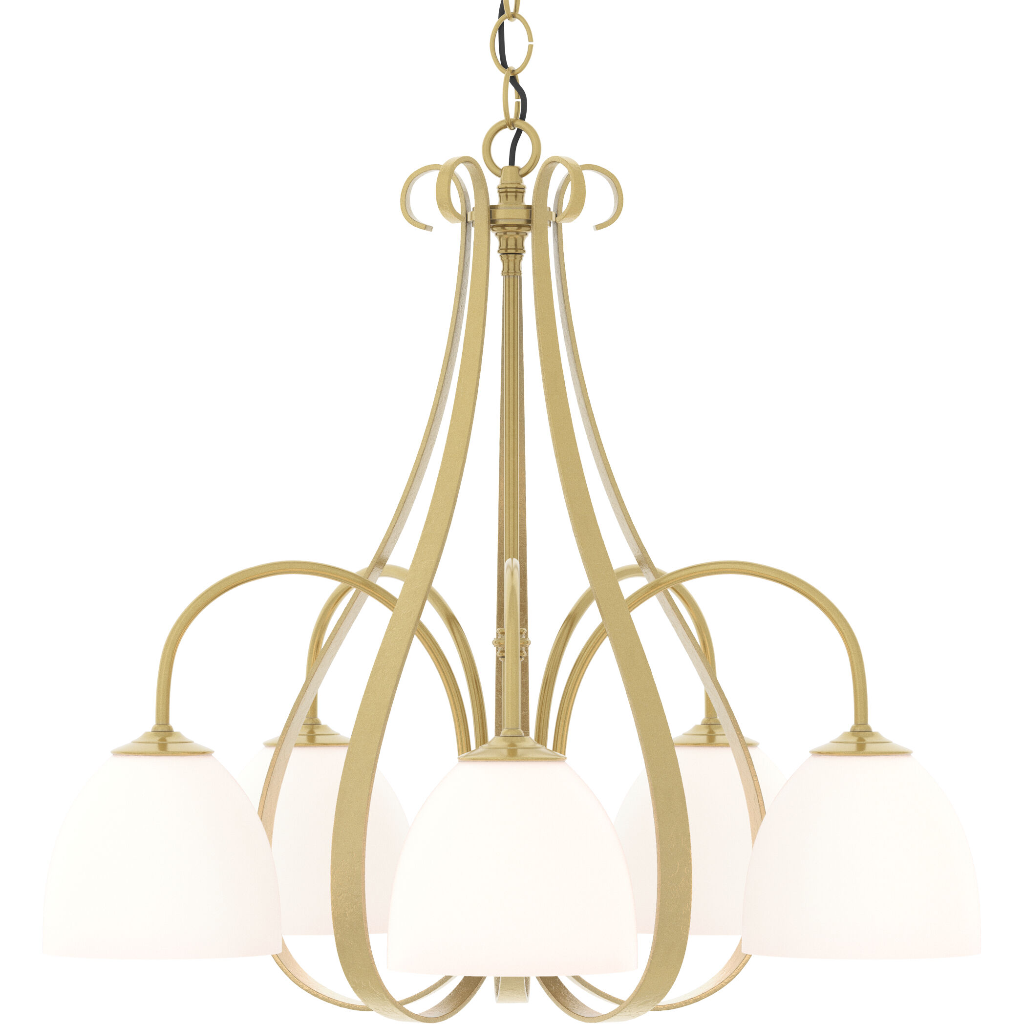 Sweeping Taper 5 Light 24.00 inch Chandelier