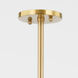 Birdie 3 Light 55 inch Aged Brass Chandelier Ceiling Light