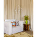 Elsa 8 Light 24 inch Textured White Chandelier Ceiling Light