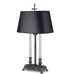 Ellie 28 inch 150.00 watt Antique Old Bronze Desk Lamp Portable Light