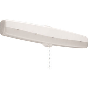 Indoor LED 24 inch Gloss White Flush Mount Ceiling Light, Pull chain