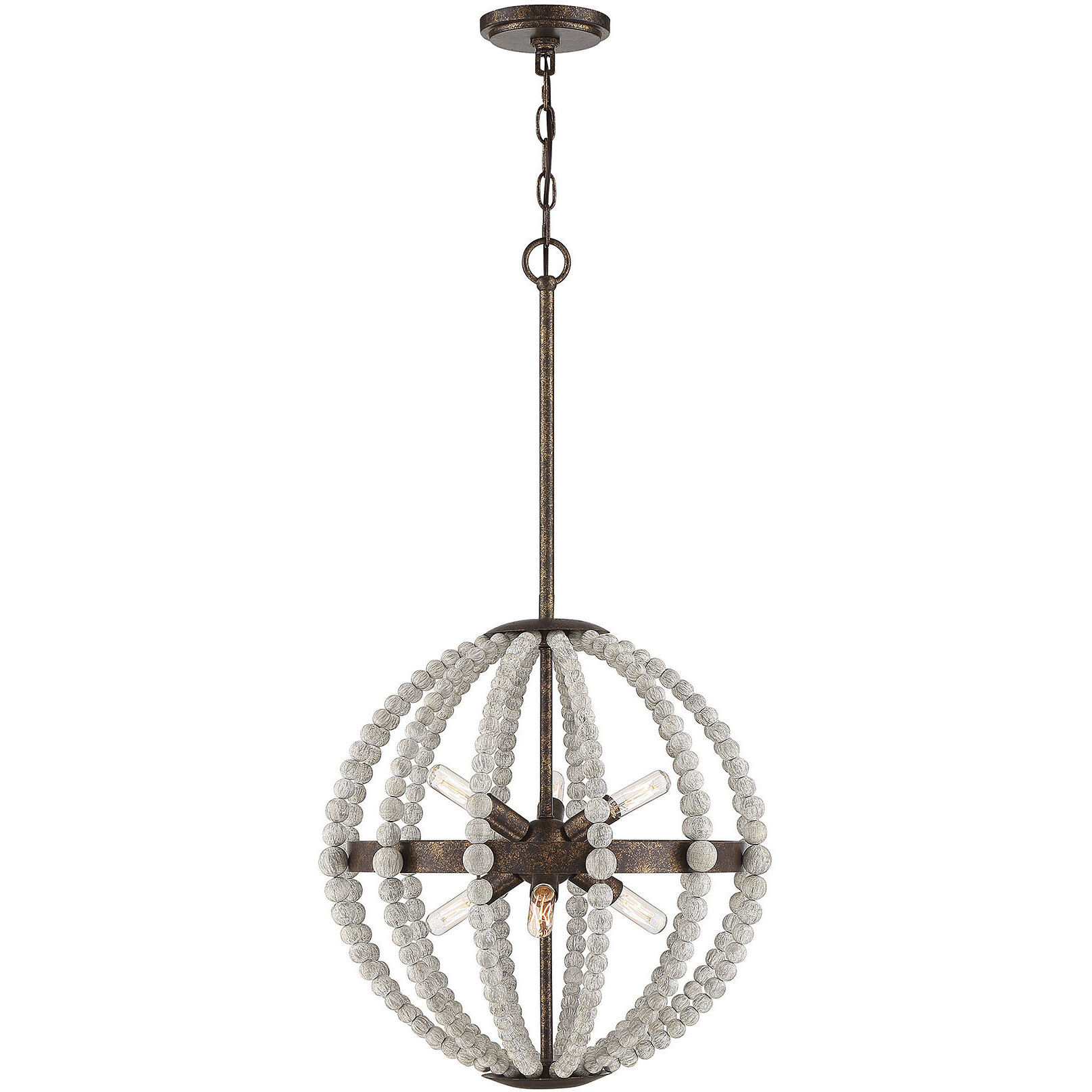 Desoto 6 Light 18 inch Avignon Pendant Ceiling Light