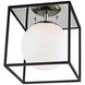 Aira 1 Light 10 inch Polished Nickel Flush Mount Ceiling Light