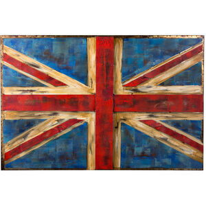 Retrograde Rustic UK Flag Wall Art, Varaluz Casa