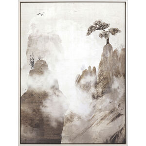 Wanderlust Brown and Beige and Neutral and Sepia Canvas