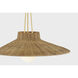 Laudine 1 Light 24.5 inch Aged Brass Pendant Ceiling Light