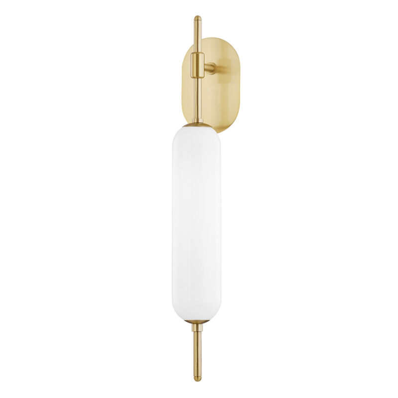 Miley 1 Light 5 inch Aged Brass Wall Sconce Wall Light