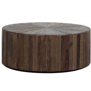 Cyrano 39.5 X 39.5 inch Natural Elm Coffee Table