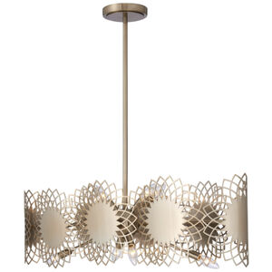 Helia Island Light Ceiling Light in Brushed Champagne Gold