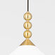 Sang 1 Light 20 inch Aged Brass Pendant Ceiling Light