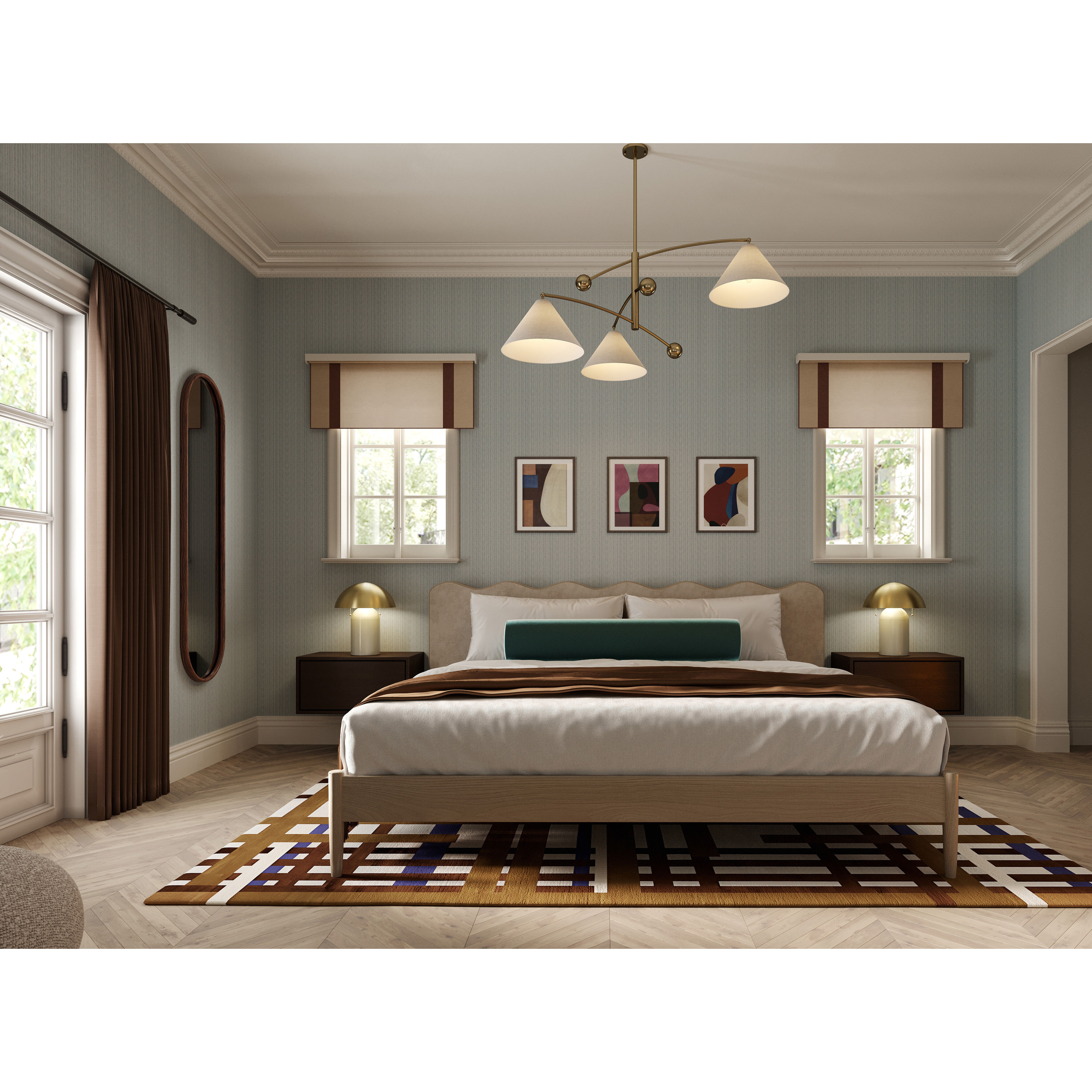 Gaia 16.5 inch 60 watt Aged Brass Table Lamp Portable Light