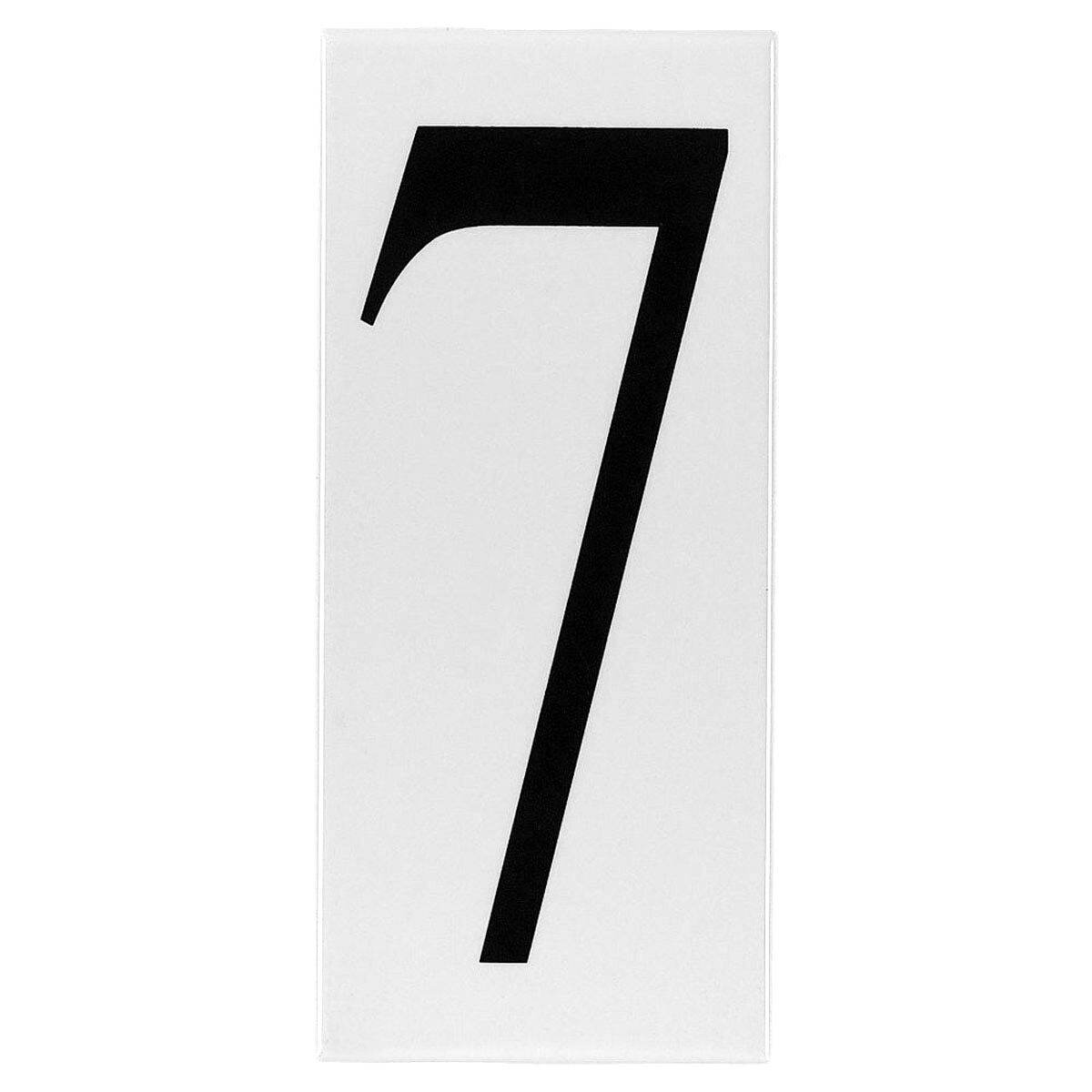 Address Light White Plastic Address Tile