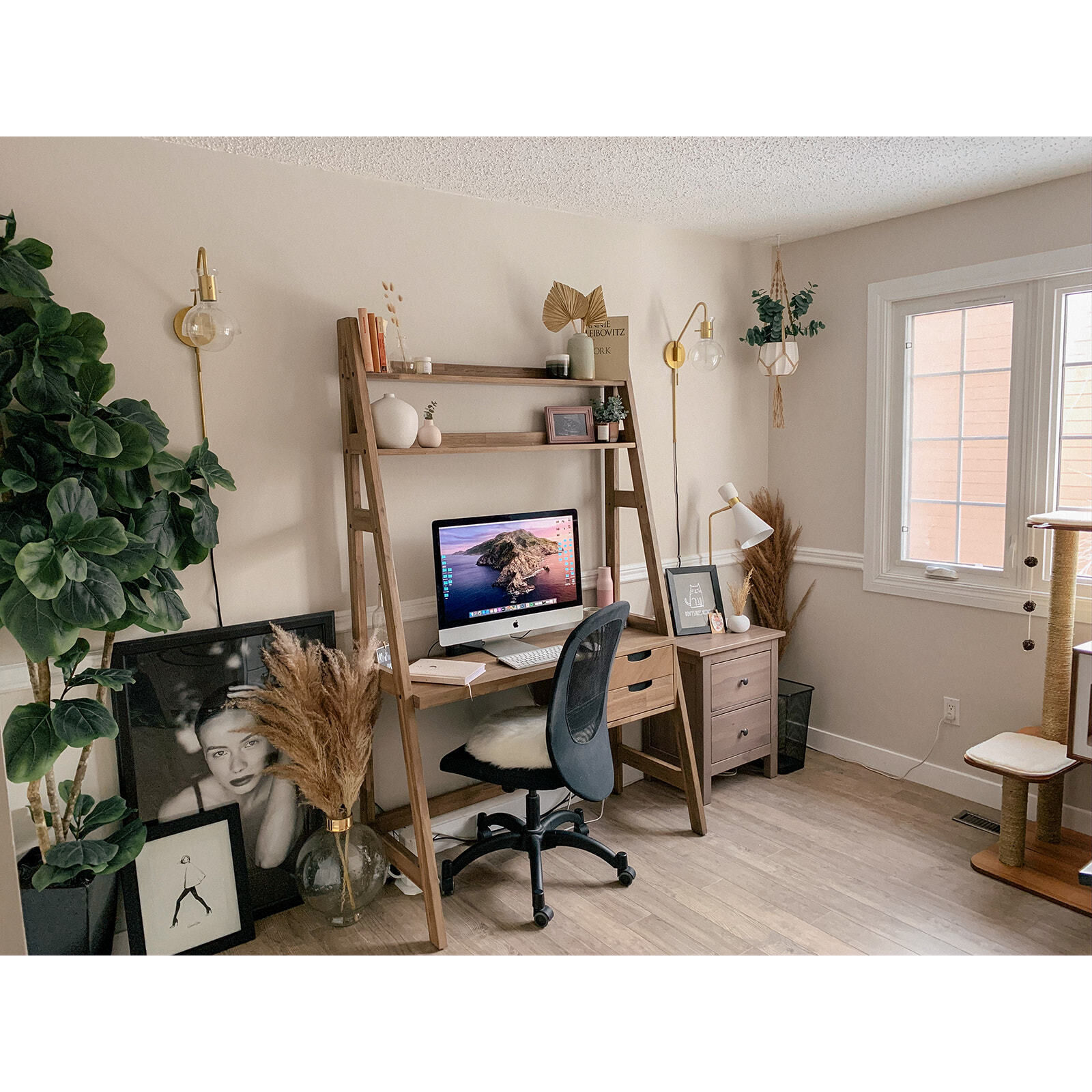 Willa 24 inch 60 watt Aged Brass Table Lamp Portable Light in White Metal