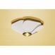 Madeline LED 18 inch Aged Brass Flush Mount Ceiling Light
