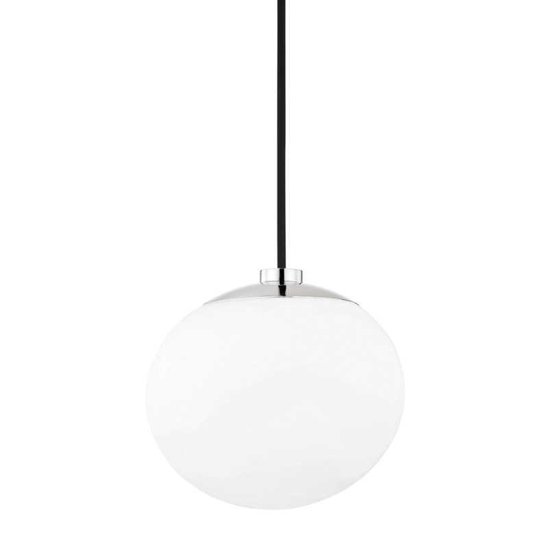 Estee 1 Light 8.25 inch Polished Nickel Pendant Ceiling Light