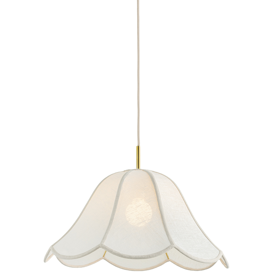 Dara 1 Light 22 inch Aged Brass Pendant Ceiling Light