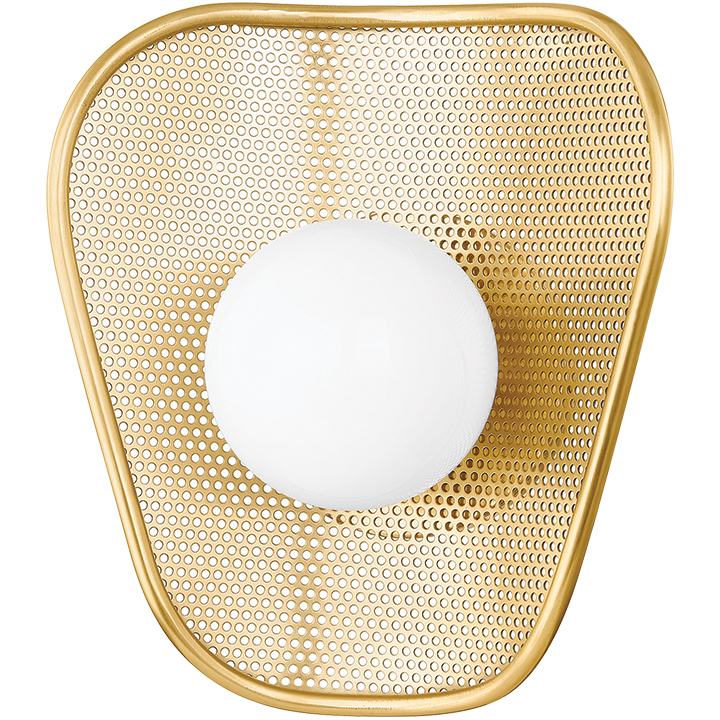 Marta 1 Light 9 inch Aged Brass Wall Sconce Wall Light