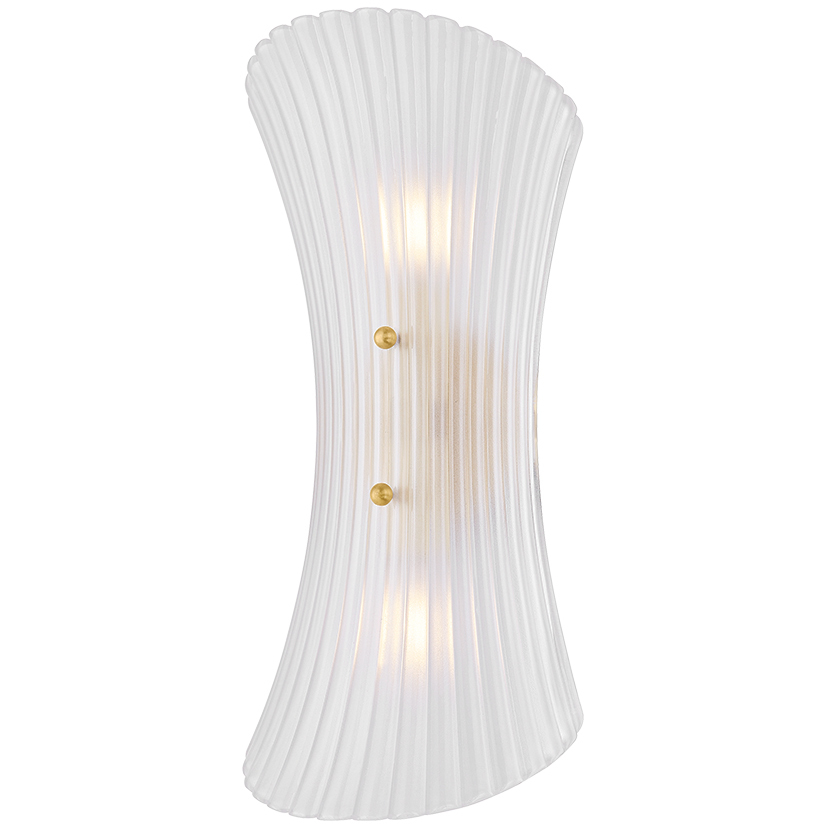 Esmae 2 Light 7 inch Aged Brass Wall Sconce Wall Light