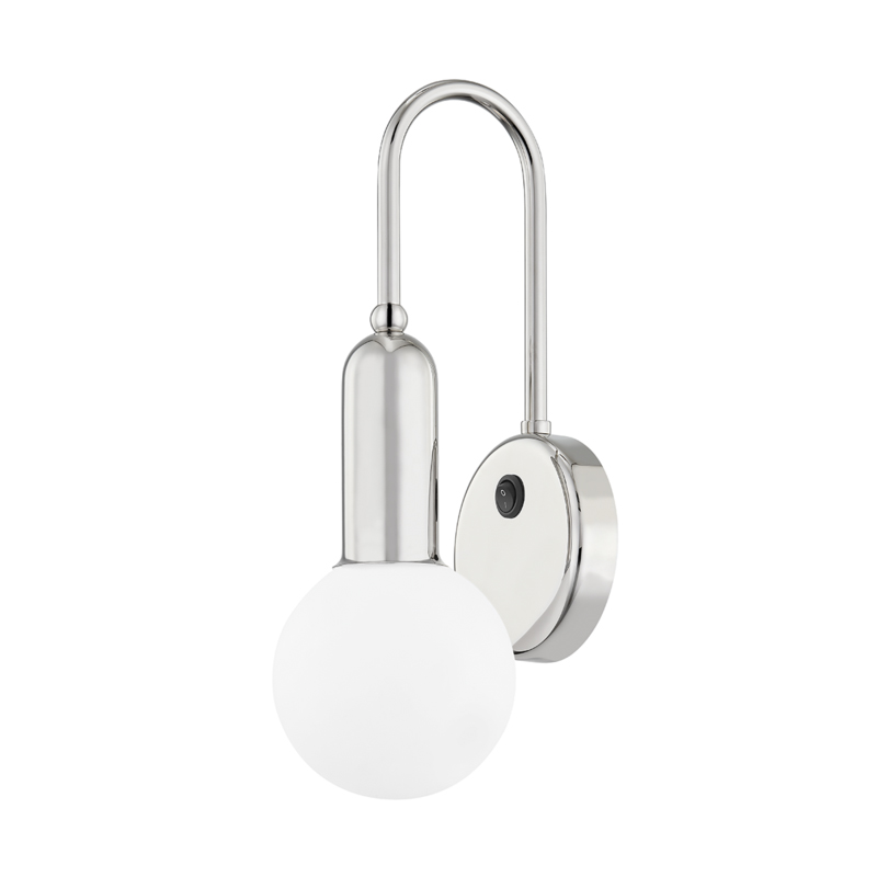 Gabby LED 5 inch Polished Nickel Wall Sconce Wall Light