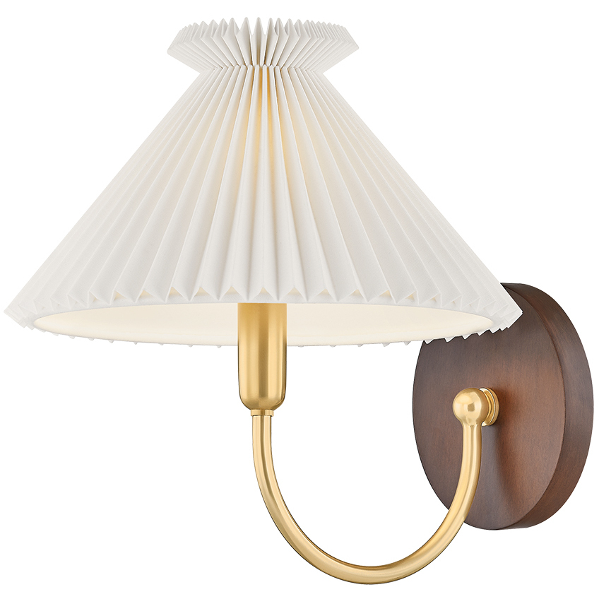 Acacia 1 Light 10.5 inch Aged Brass Wall Sconce Wall Light