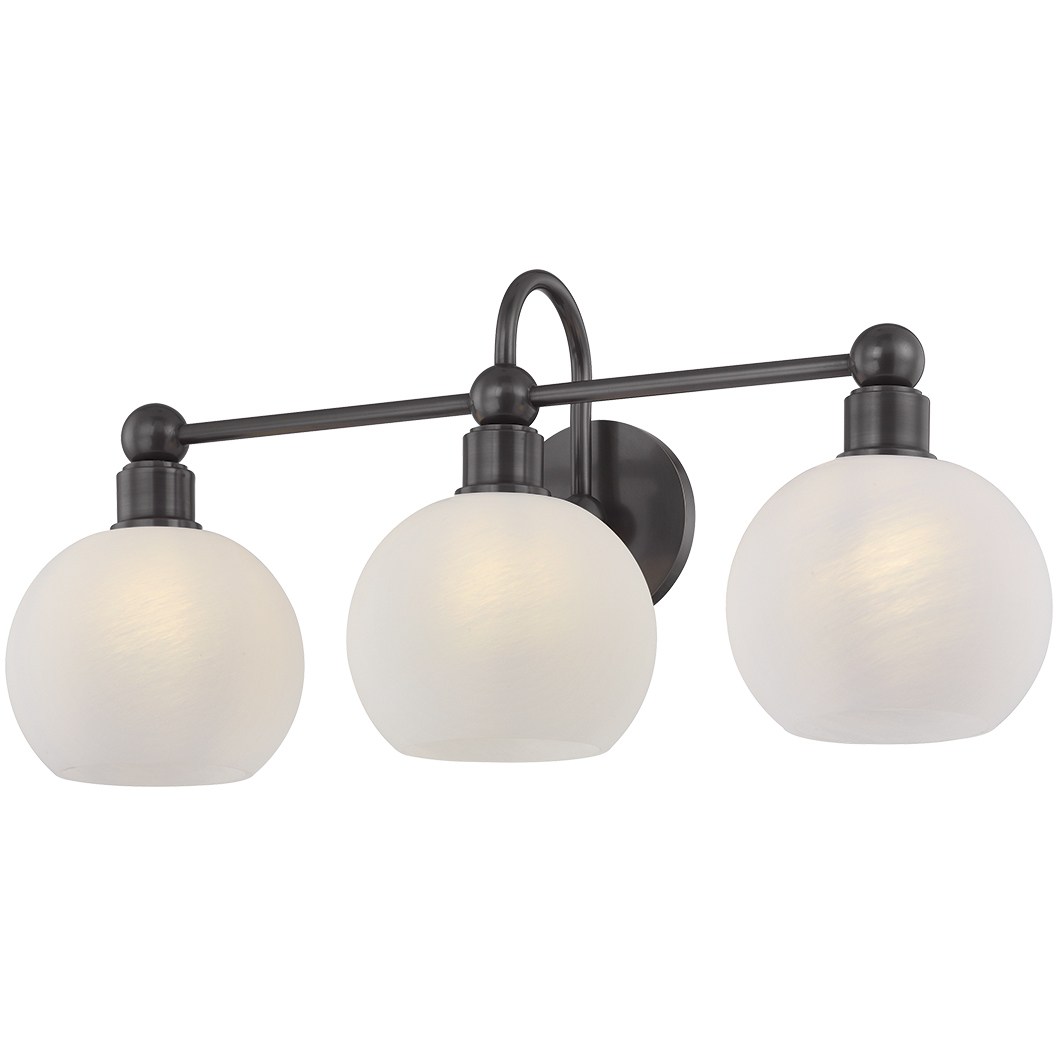 Jerica 3 Light 24.5 inch Old Bronze Bath and Vanity Wall Light