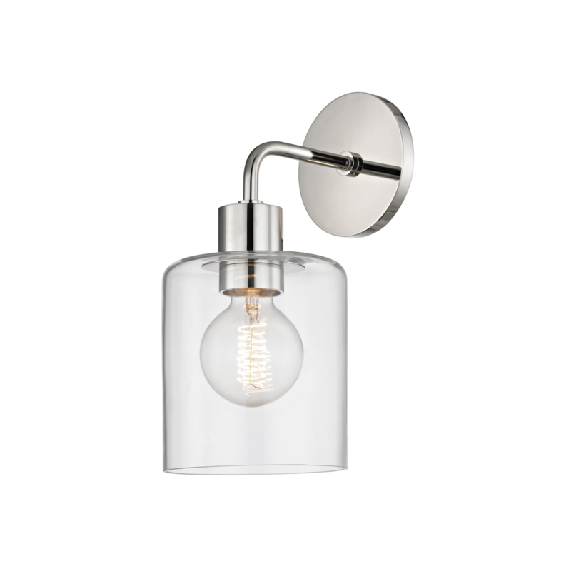 Neko 1 Light 5.5 inch Polished Nickel Wall Sconce Wall Light