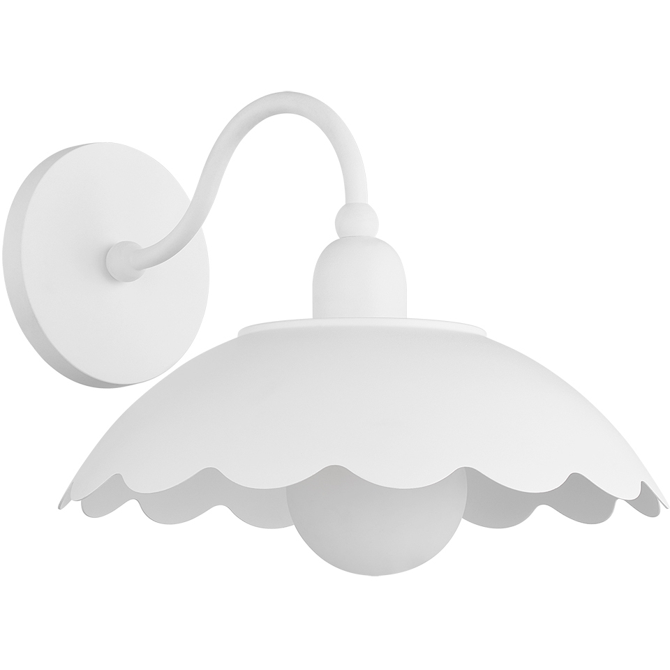 Yael 1 Light 10.5 inch Textured White Wall Sconce Wall Light