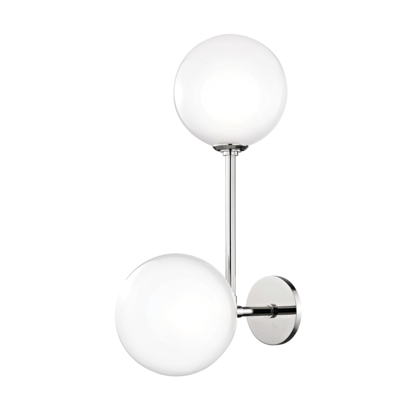 Ashleigh LED 7.5 inch Polished Nickel Wall Sconce Wall Light