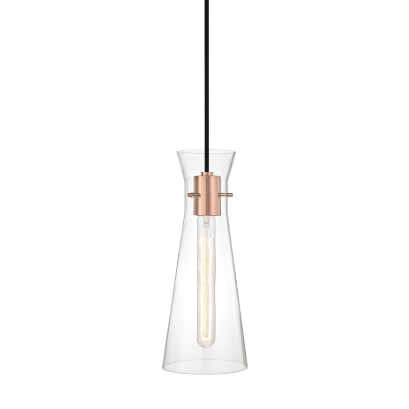 Anya 1 Light 5.5 inch Polished Copper Pendant Ceiling Light