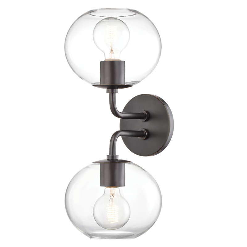 Margot 2 Light 8.25 inch Old Bronze Wall Sconce Wall Light