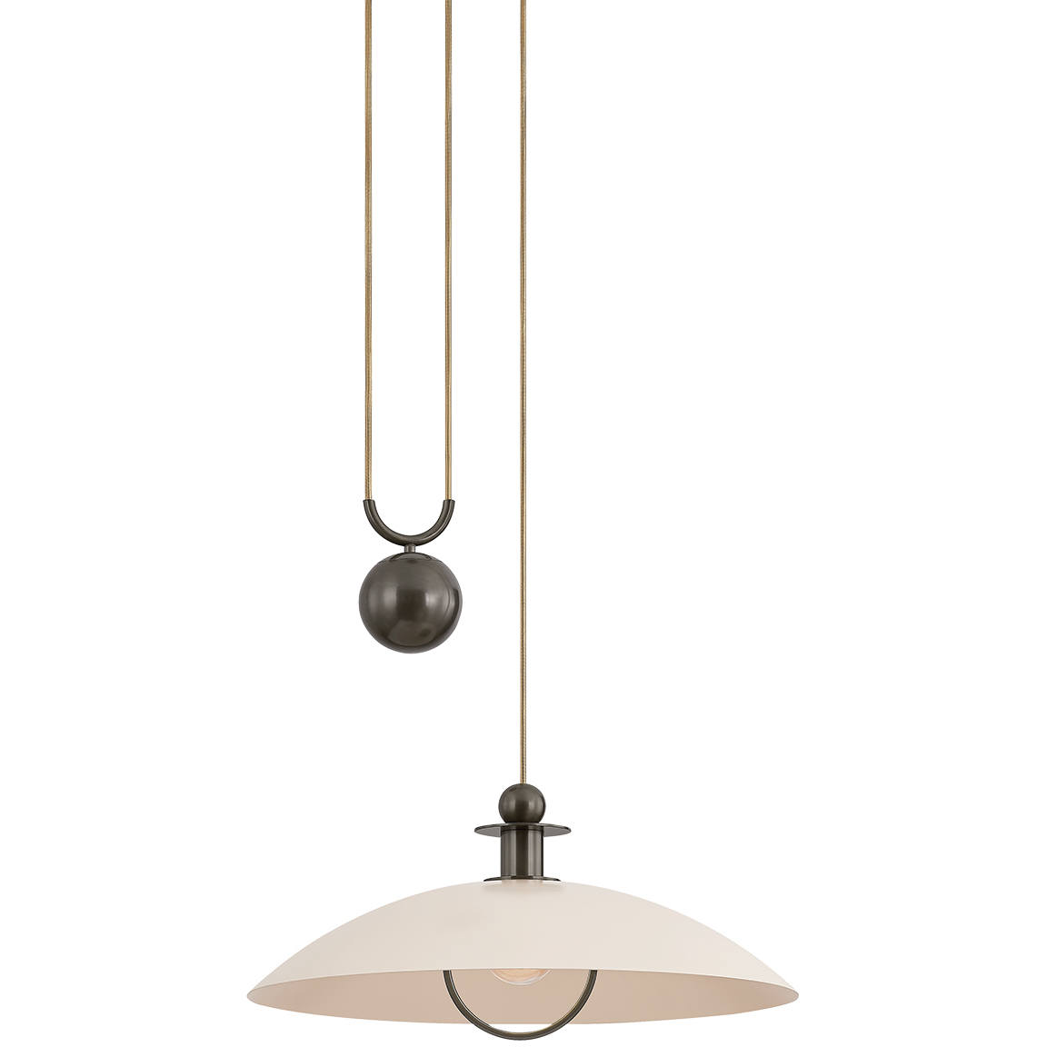 Dottie 1 Light 22 inch True Bronze/Soft Bisque Pendant Ceiling Light