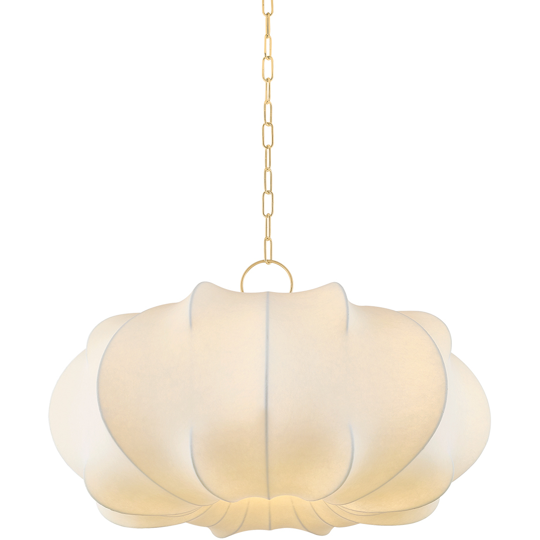 Keilah 1 Light 36 inch Aged Brass Pendant Ceiling Light