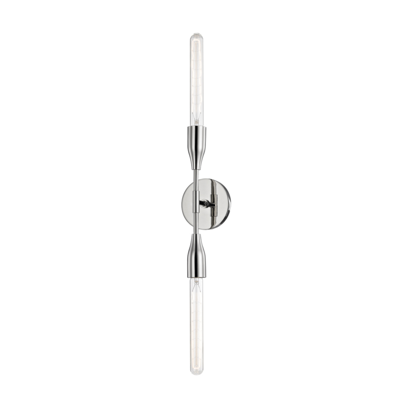 Tara 2 Light 4.75 inch Polished Nickel ADA Wall Sconce Wall Light