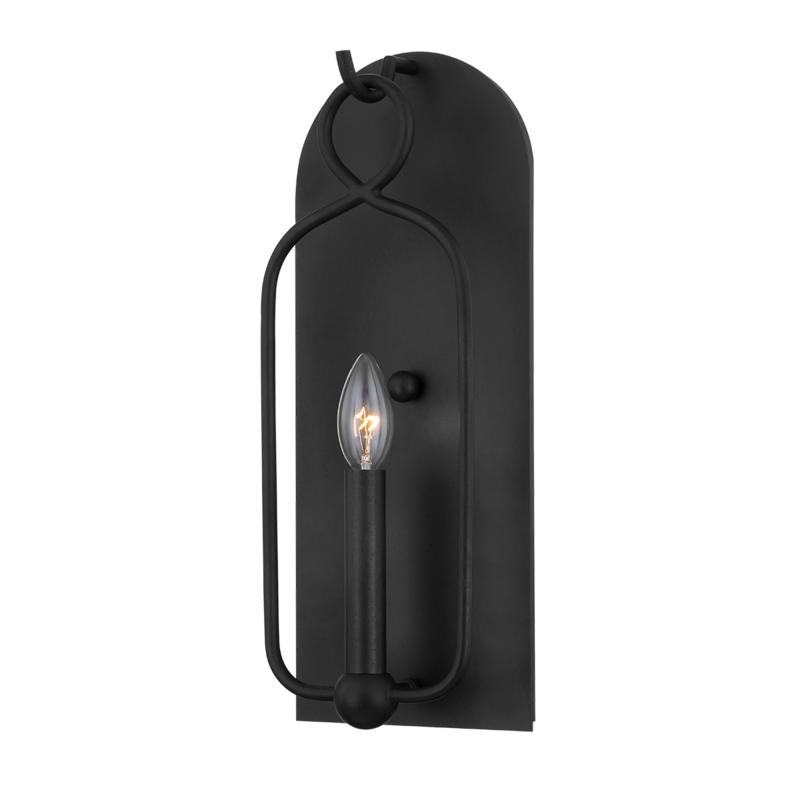 Mallory 1 Light 6.75 inch Aged Iron ADA Wall Sconce Wall Light